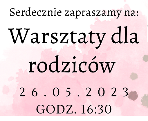 Warsztaty dla rodziców