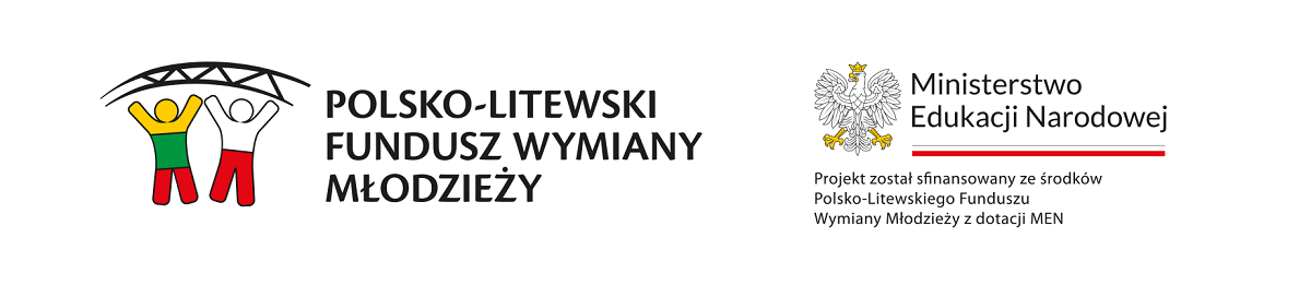 Baner. Polsko Litewski Fundusz Wymiany Młodzieży