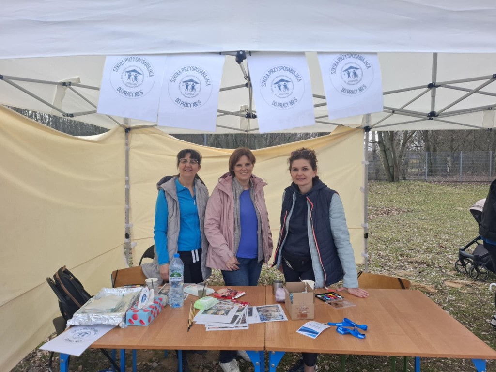 Bieg Niebieska Fala. Malowanie twarzy. Animacje.