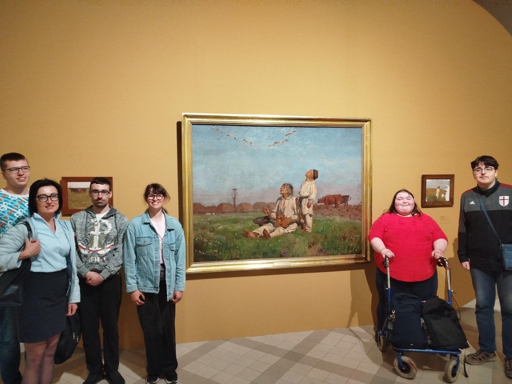 Obrazy. Muzeum. Wycieczka integracyjna klasy 2Sc. 