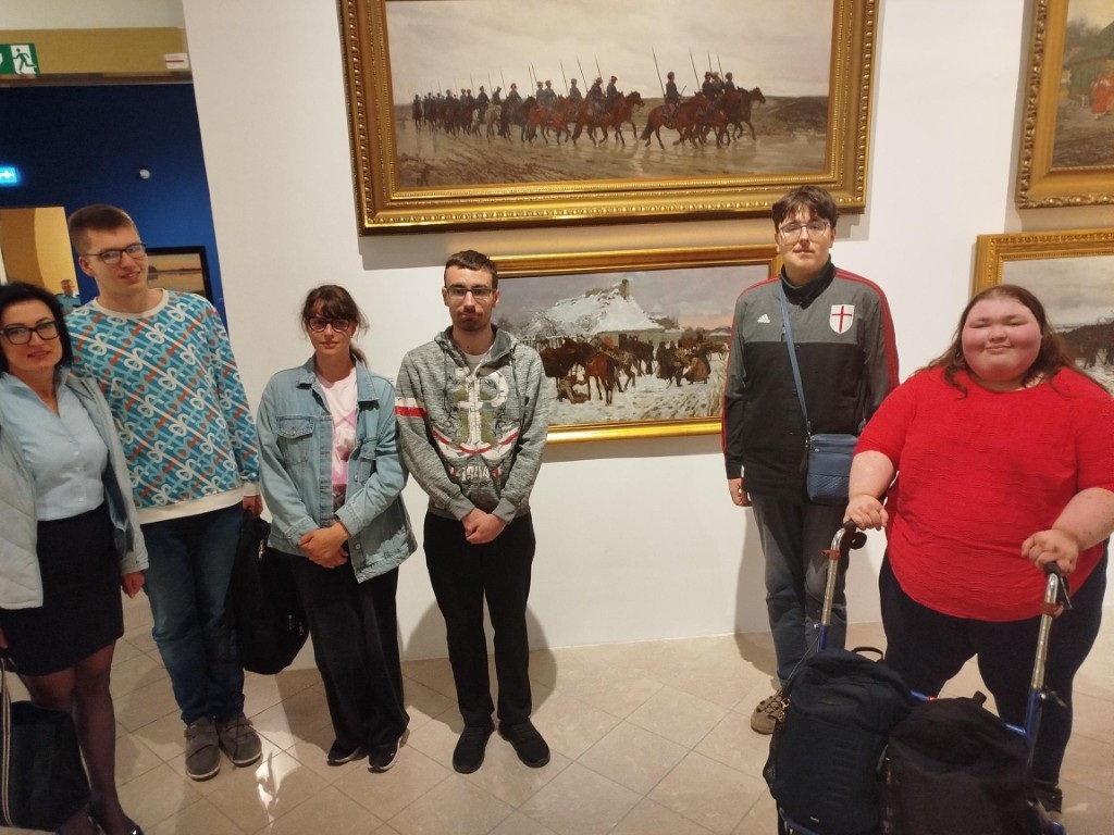 Obrazy. Muzeum. Wycieczka integracyjna klasy 2Sc.