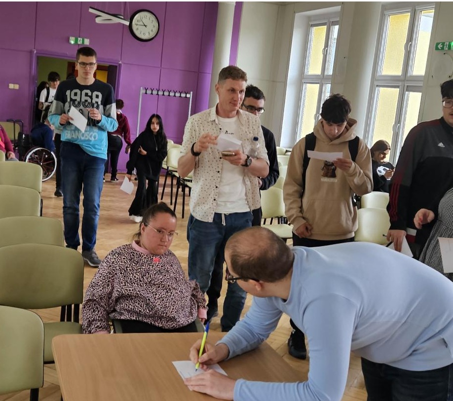 Budżet Obywatelski. Głosowanie. Aula.
