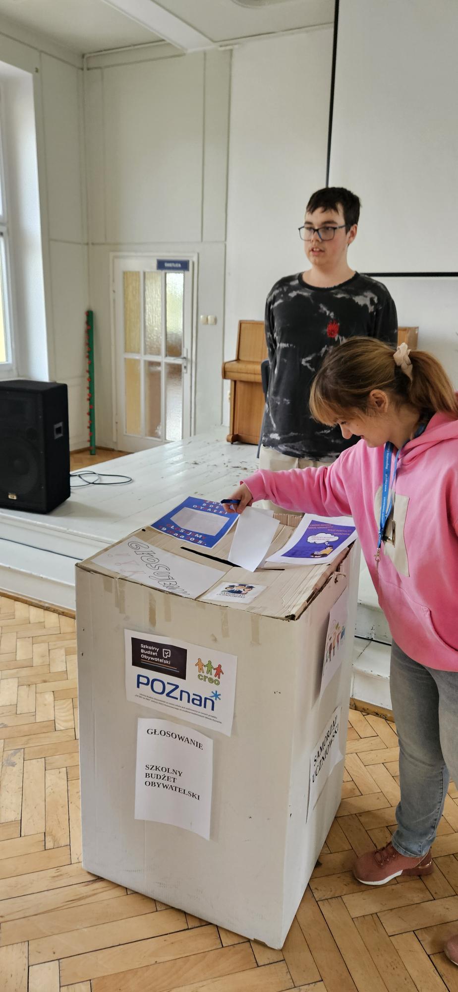 Budżet Obywatelski. Głosowanie. Aula.