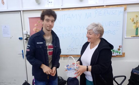 Konkurs ogrodniczy. Kwiaty. Nagrody.