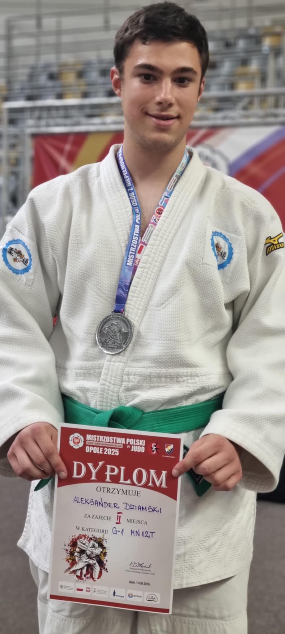 Judo. Medaliści MP. Alek i Tadziu.