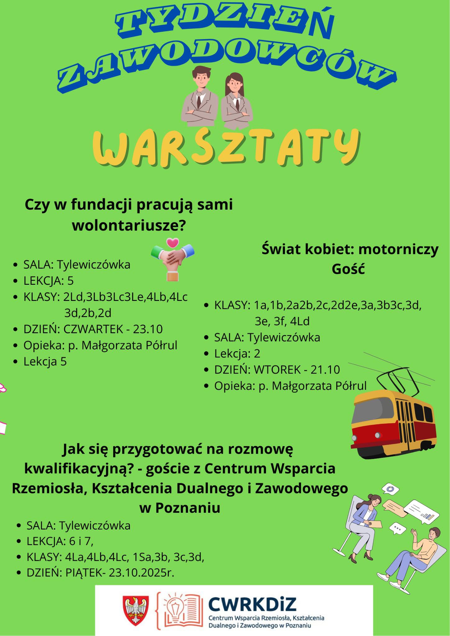 Tydzień Zawodowców. Plakat.