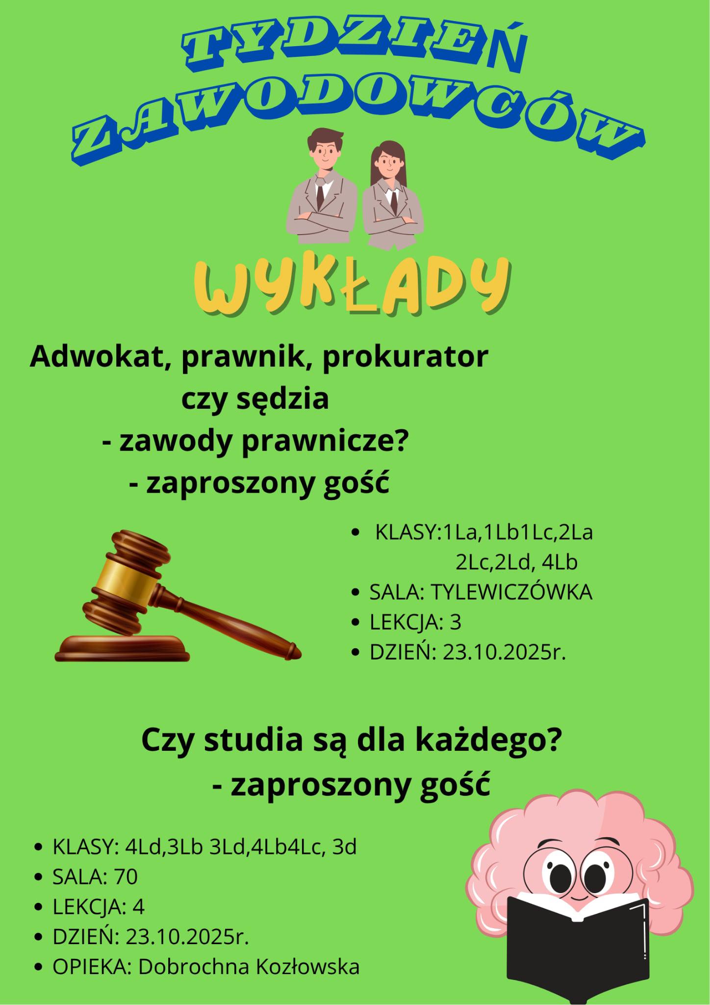 Tydzień Zawodowców. Plakat.