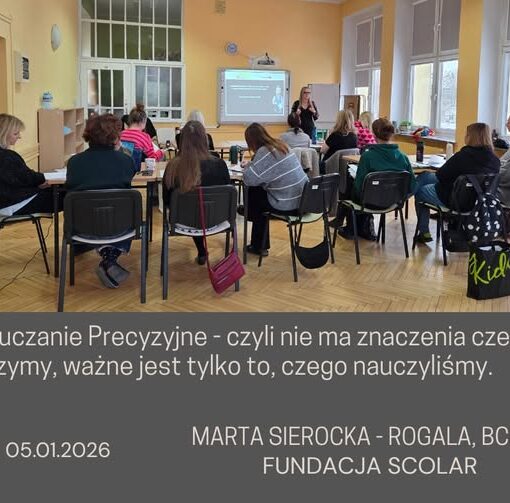 nauczanie precyzyjne. Przedszkole. Szkolenie.